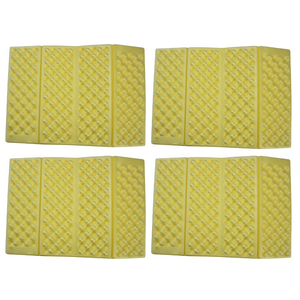 

4Pcs Portable Foldable Picnic Mat Waterproof Outdoor Seat Cushion for Camping Hiking Beach Outdoor Picnic Mat Eva Cushion