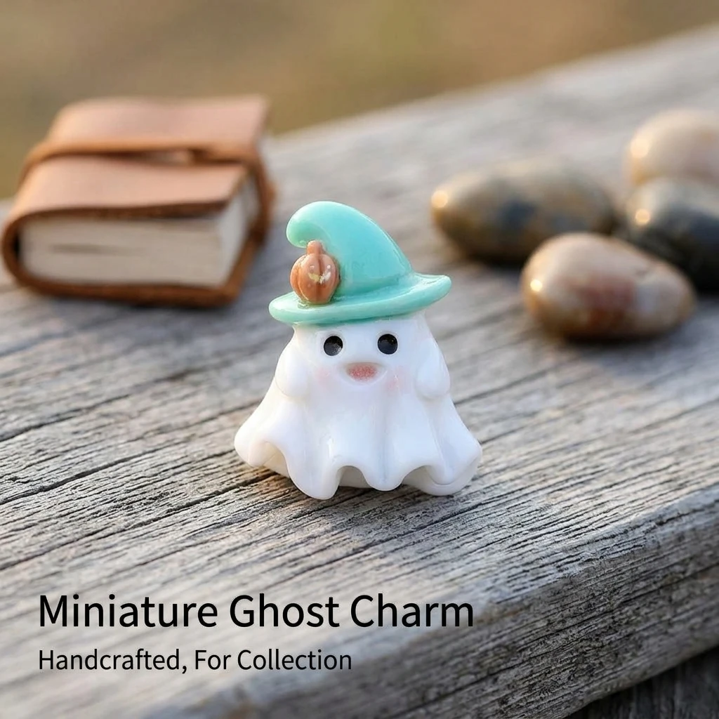Cartoon Ghost Pumpkin Resin Charms DIY Accessories for Cream Glue Nail Art Hair Clip Phone Case Keychain Making Halloween Party