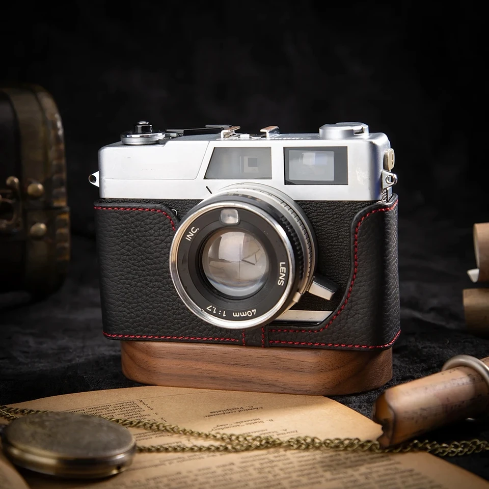 For Canon QL17 II/17 III QL19 II/19 III Case Leather Camera Bag