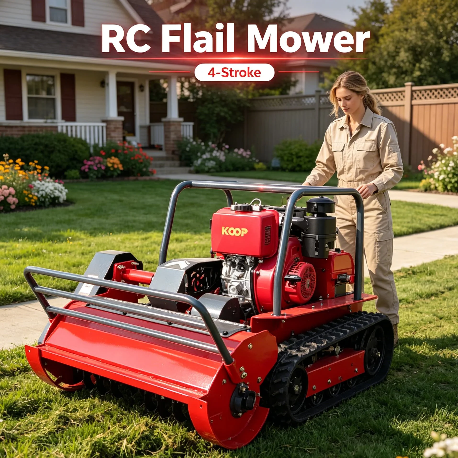 Customized Remote gps robot Operated Robot Lawn Mower, zero turn flail mower Grass Trimmer, Stable Petrol Lawn Equipment