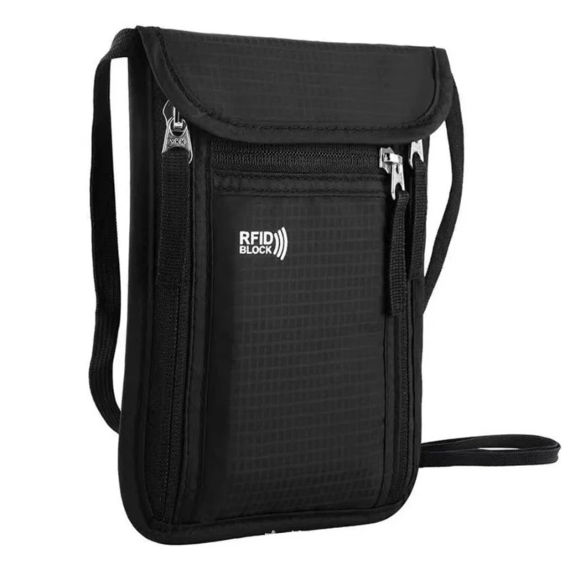 

Travel Abroad Anti-theft Brush Multifunctional Documents Passport Storage Bag Personal Anti-theft Ticket Bank Card Zero Wallet