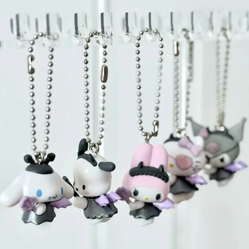 Hello Kitty Cannella Diavolo Ciondolo modellante Collezione Gashapon Ornamento Regali per bambini Action Figure Giocattoli modello