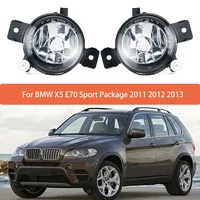Conjunto de lámpara antiniebla para BMW X5 E70 Sport Package 2011 2012 2013 luz antiniebla del parachoques delantero 63177224643 63177224644