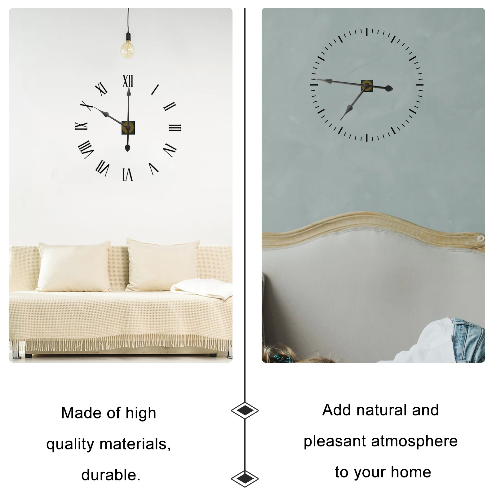 

8pcs Aluminum Supplies Durable Diy Hands Mute Parts Movement Supplies Clock Pointers Clock Accessories