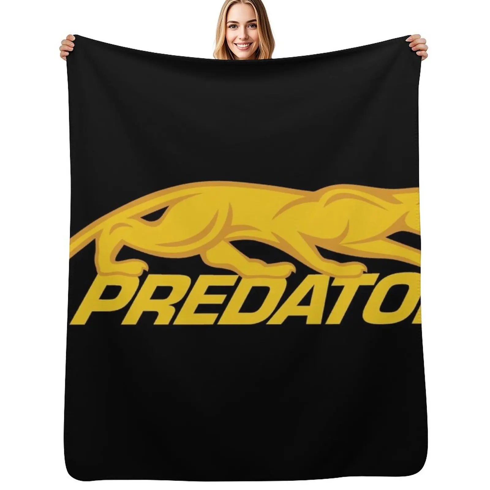 

PREDATOR CUES LOGO Throw Blanket Retros Hairys blankets and throws Extra Large Throw Blankets