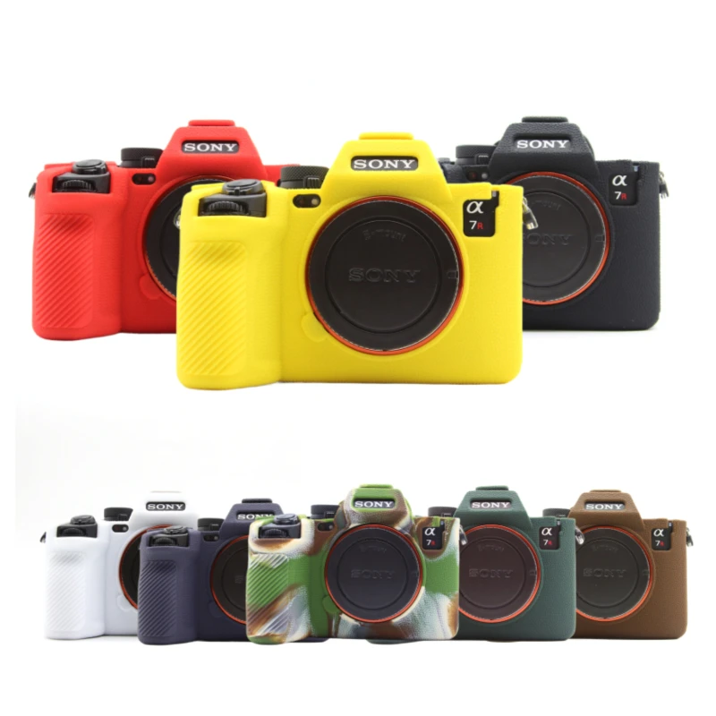 A7R6 Camera Silicone Case for Sony A7RVI A7R Mark VI A7RV Soft Silicone Skin Protector A7R5 Camera Cover Case Full Body Bag Base