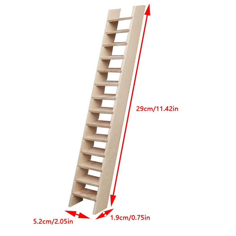 1/12 scala per casa delle bambole scala casa delle bambole scala modello casa delle bambole accessori per mobili in miniatura giochi di imitazione giocattoli