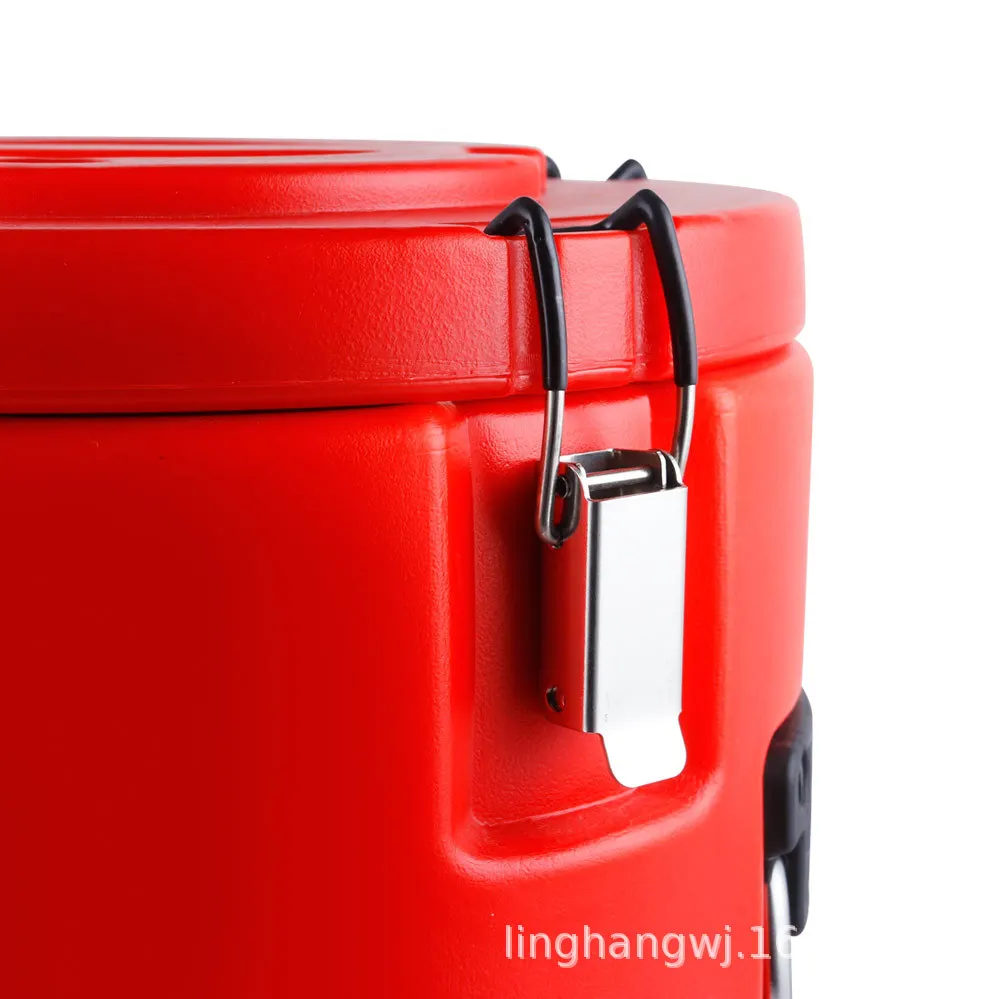 Double-layer Insulated Bucket Large Capacity Stainless Steel Insulated Bucket Plastic Milk Tea Bucket
