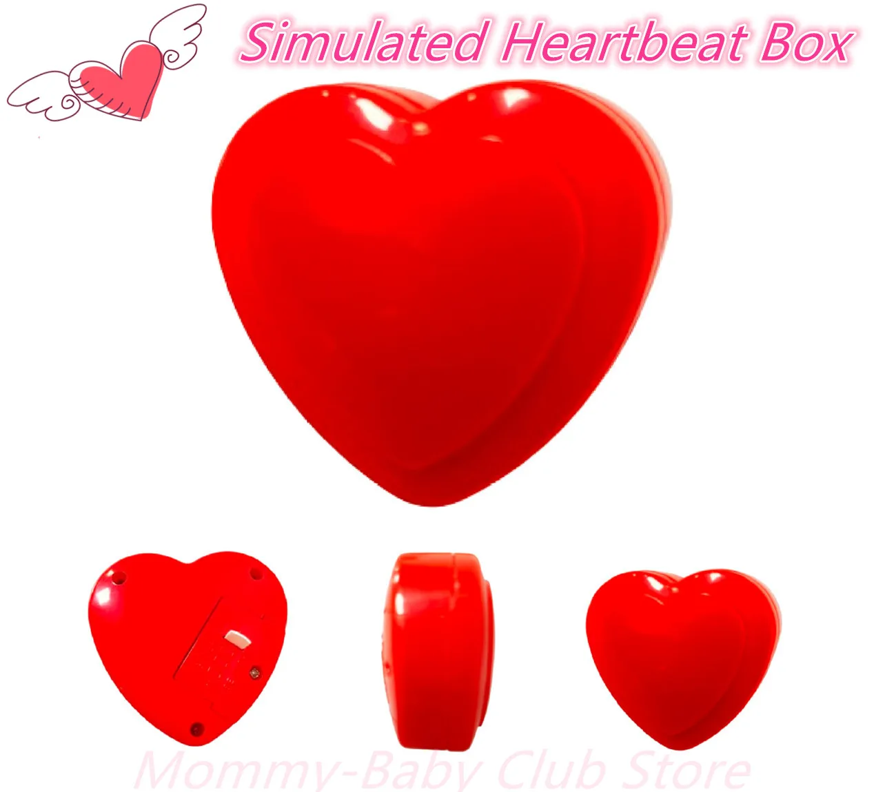 Puppy Toy Heartbeat Box Behavioral Sleep Training Heartbeat Simulator For Pets Sensory Heart Beat Simulation Soother For Plush