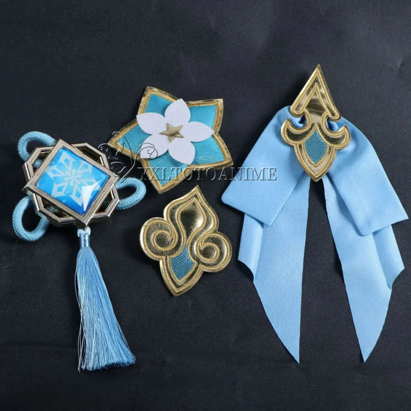 IN STOCK Shenhe Cosplay Costume   Shen he Genshin Impact Lantern Rite  Wig  shoes Anime Halloween Costumes Women  Outfit