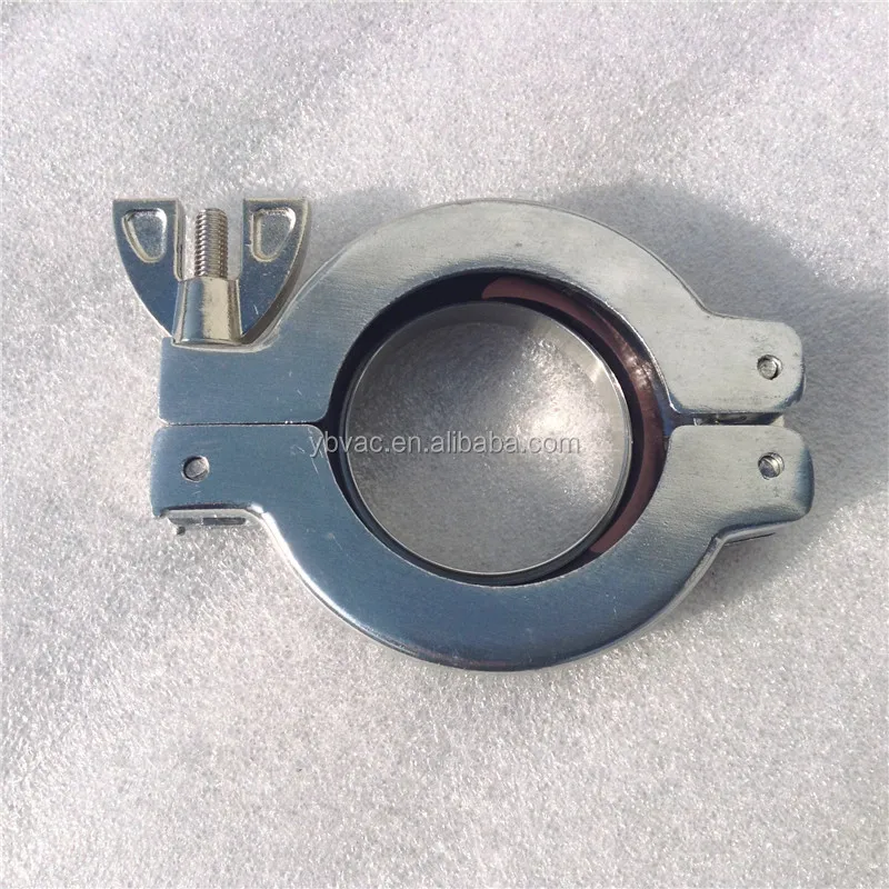 Semiconductor & Laboratory Vacuum Sealing System Aluminum Vacuum Clamps with Stainless Steel Centering Rings Metric Measurement