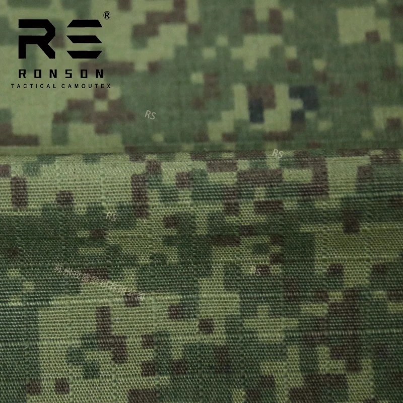 1X1.5M Outdoor Sports EMR Camouflage Polyester Cotton Grid Breathable Clothing Hat Fabric