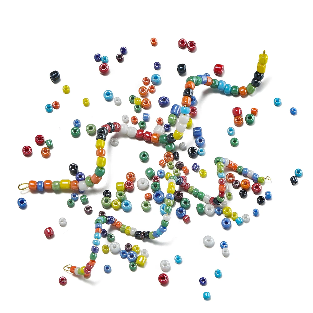 

10g/Lot 3/4mm Mixed Color Glass Seed Beads Spacer Loose Bead for Necklace Bracelet DIY Jewelry Making Accessories