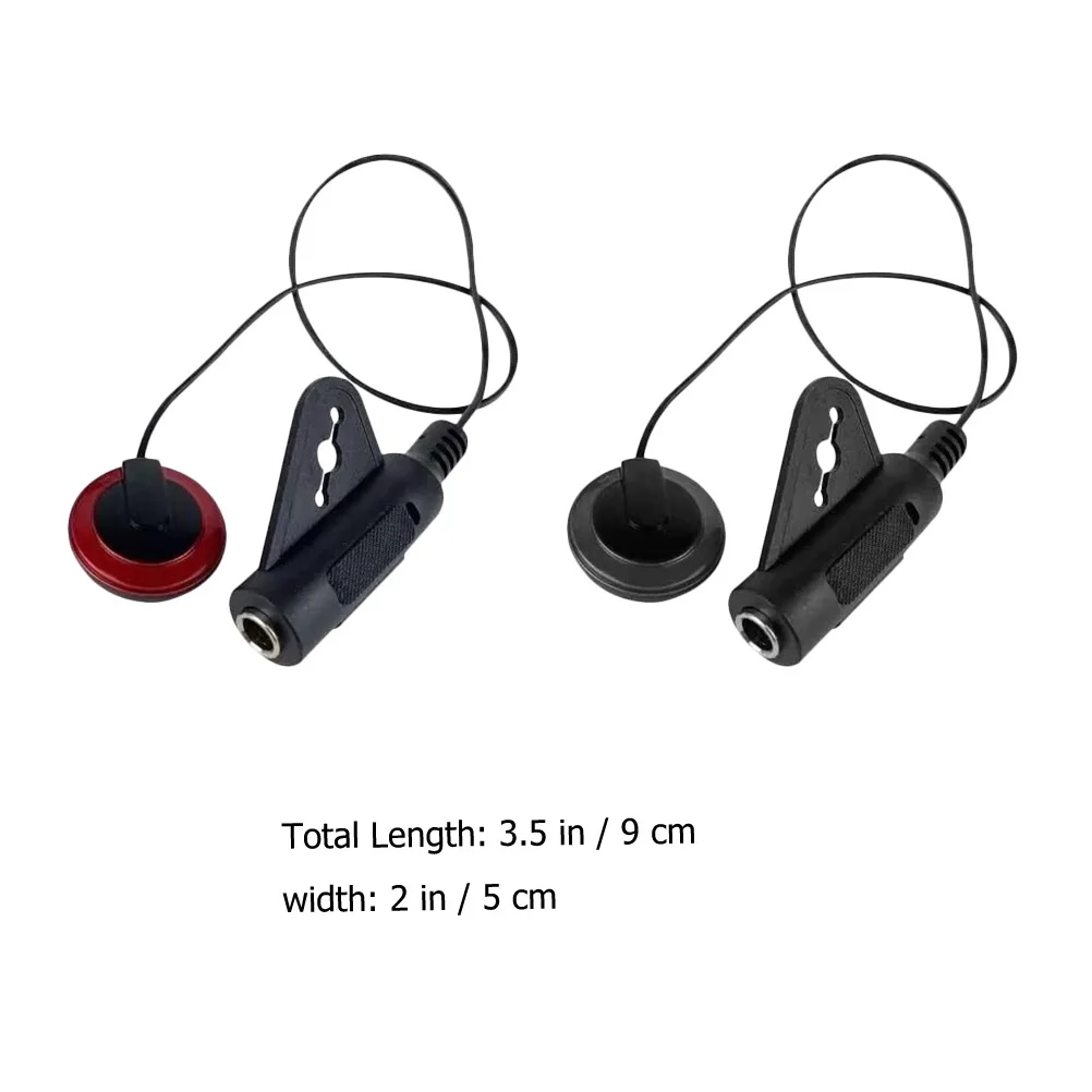 

2pcs Acoustic Guitar Pickup Sound Hole Transducer Easy Install Practical Musical Instrument Accessory For Folk Guitar Ukulele