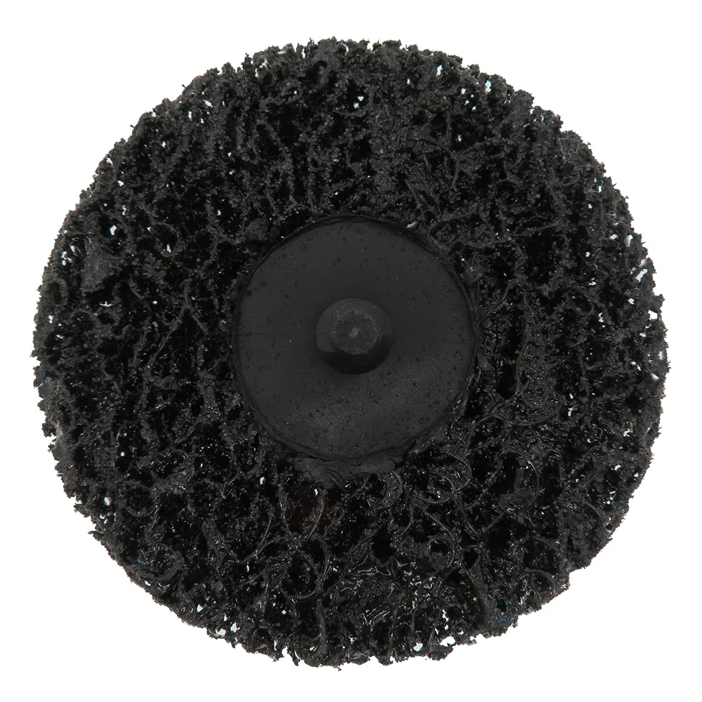 3 "75mm mudança rápida fácil tira & discos de limpeza preto para remoção de ferrugem da pintura auto superfície preparação ferramentas de polimento abrasivo