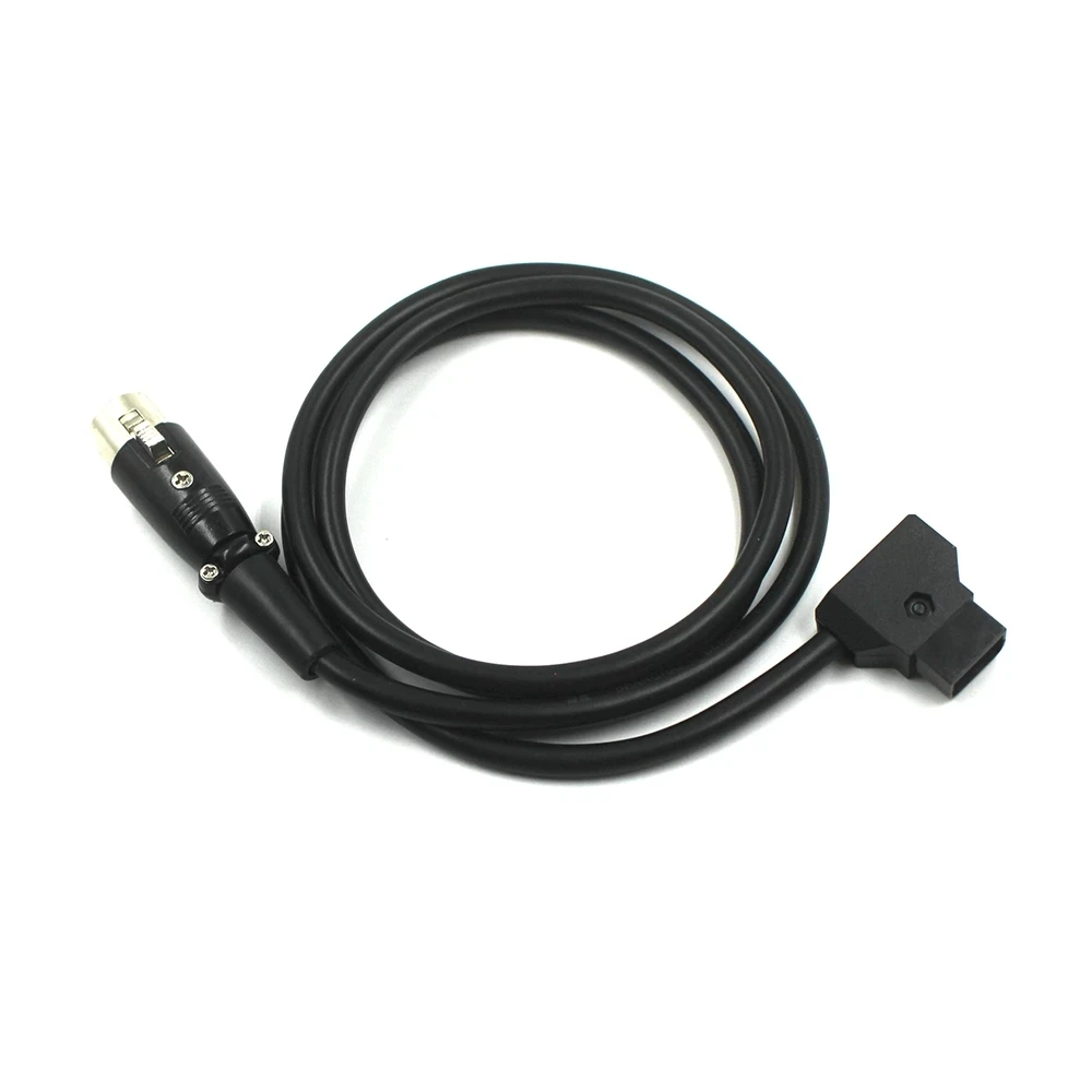 

D-Tap Male To Mini XLR 4 Pin Female 12V Coiled Spring Power Cable Adapter For TVLogic 058 Monitor / ARRI Monitor Cable