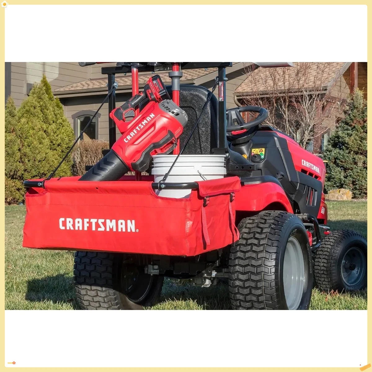 رف أدوات رايدر، 25.5 بوصة عمق × 23.5 بوصة عرض × 29.6 بوصة ارتفاع، أحمر