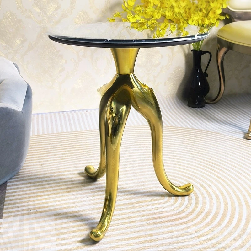 

Side few light luxury retro sofa living room home removable small coffee table