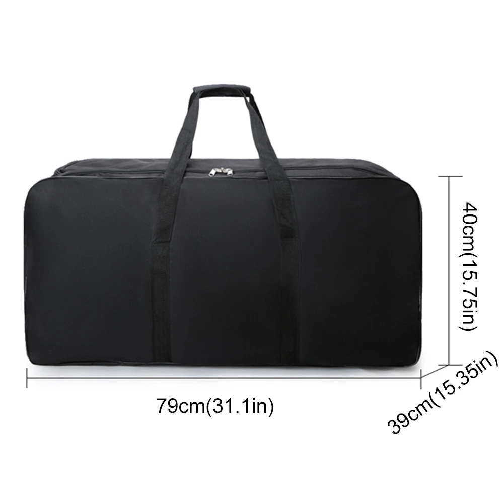 Bolsa de equipaje de viaje, bolsa con ruedas plegable, portaequipajes de gran capacidad, Maleta de viaje portátil impermeable para hombres y mujeres