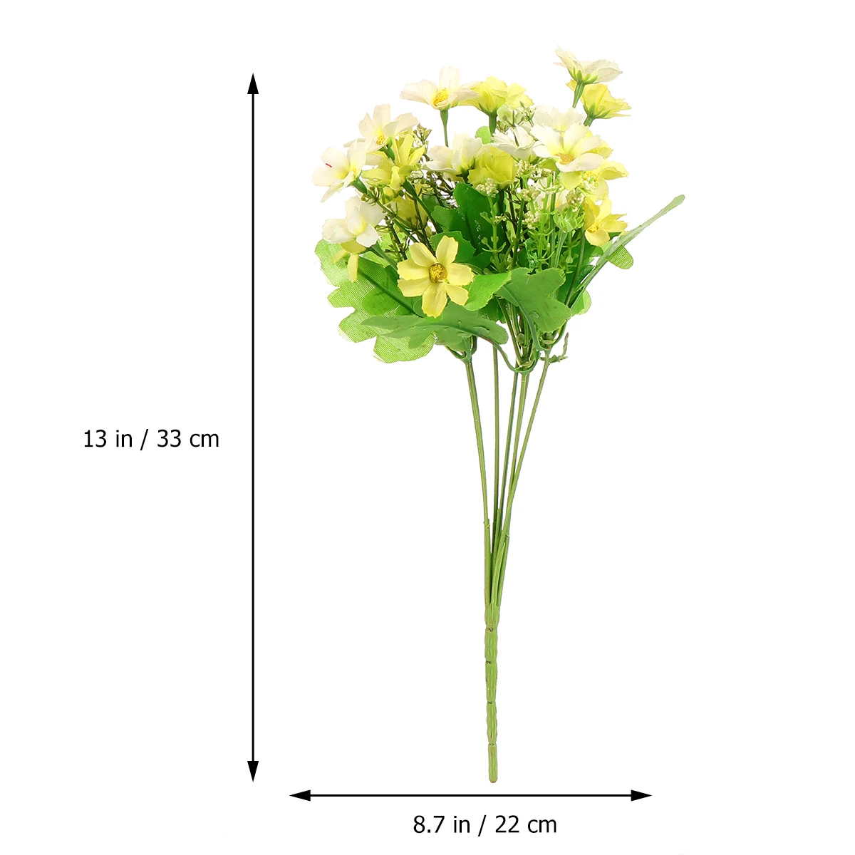 

8 Pcs Artificial Daisy Flowers Plastic Cloth Home Decor Bedroom Wall Party SilkSimulation Little Daisy Fake Flowers