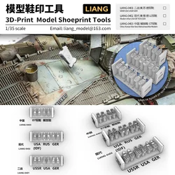 Liang Model Tools For 3D-Print Model Shoeprint Tools 1/35 scale Detail-up Multi Scale Upgrade Kit Making Tools