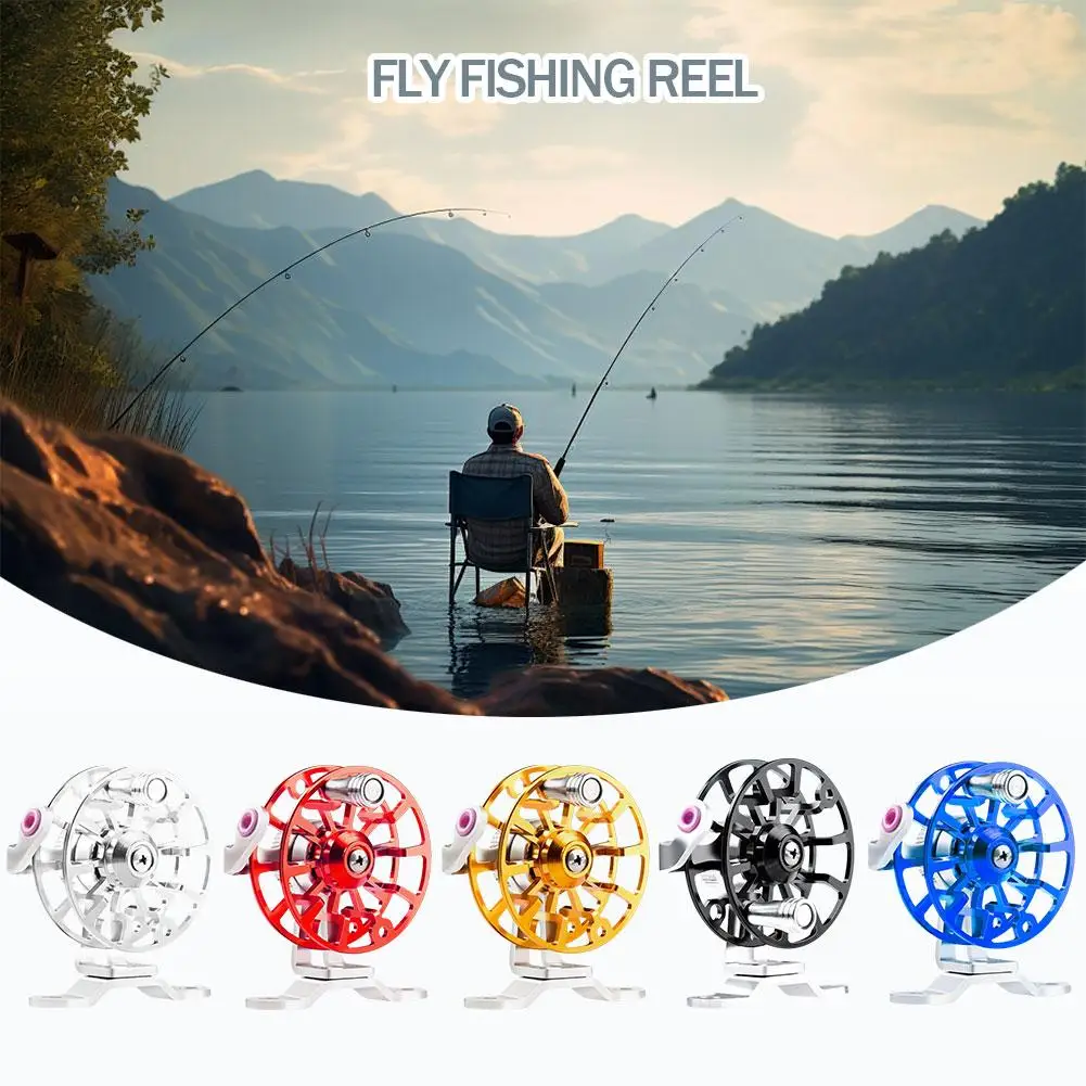 New All Metal Fishing Reel Upgrade Base Lightweight Mini Fly Wheel Fishing Tackle For Trout Pike Fishing Accessories T2R2