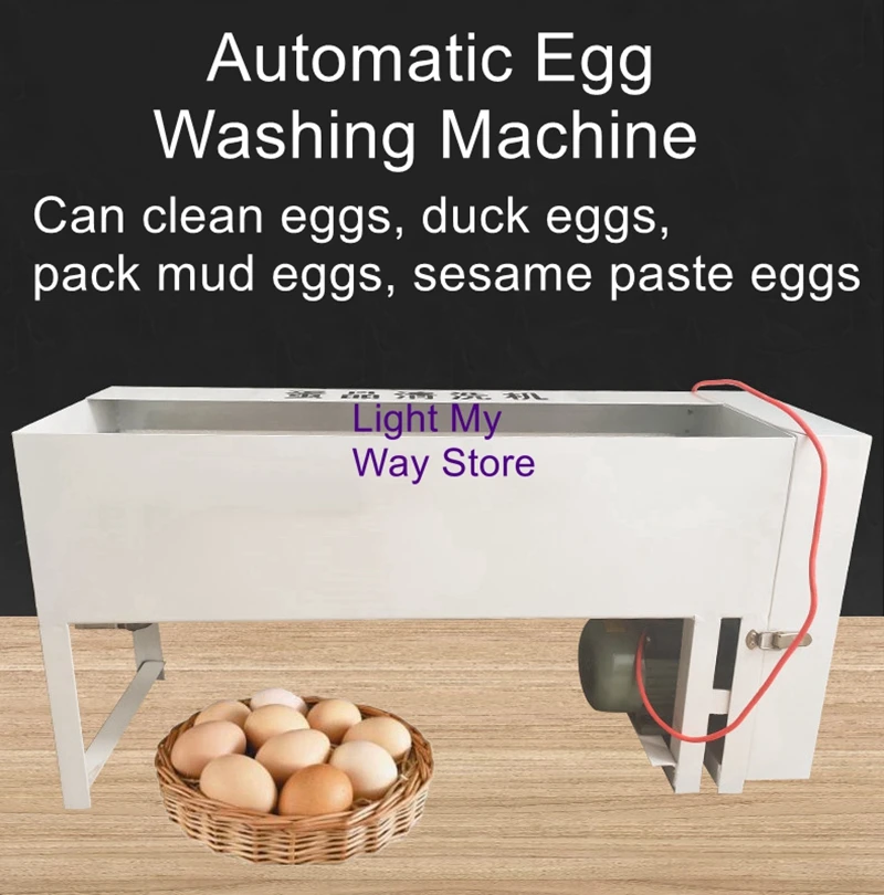 

New Egg Washing Machine Egg Duck Egg Goose Egg Cleaning Machine Fully Automatic Stainless Steel Egg Washing Machine