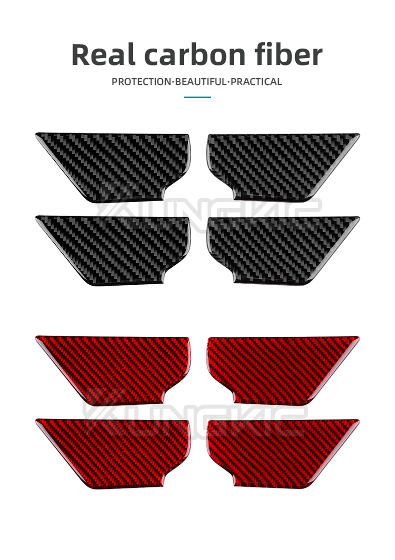 Echte weiche Carbonfaser für Mazda 3 2019 2020 2021 2022 2023 2024 2025 2026 Mazda3 Axela/CX30 20-25 Innenraum-Türschalen-Aufkleber – Detail 2