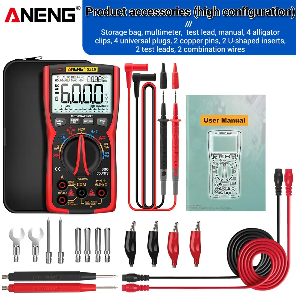 Aneng SZ16 Auto Ran…