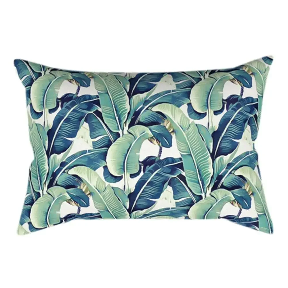 Rectangle Cushion Cover Plant Art Polyester Home Decor Elegant Pillow For Living Room Sofa 30x50cm