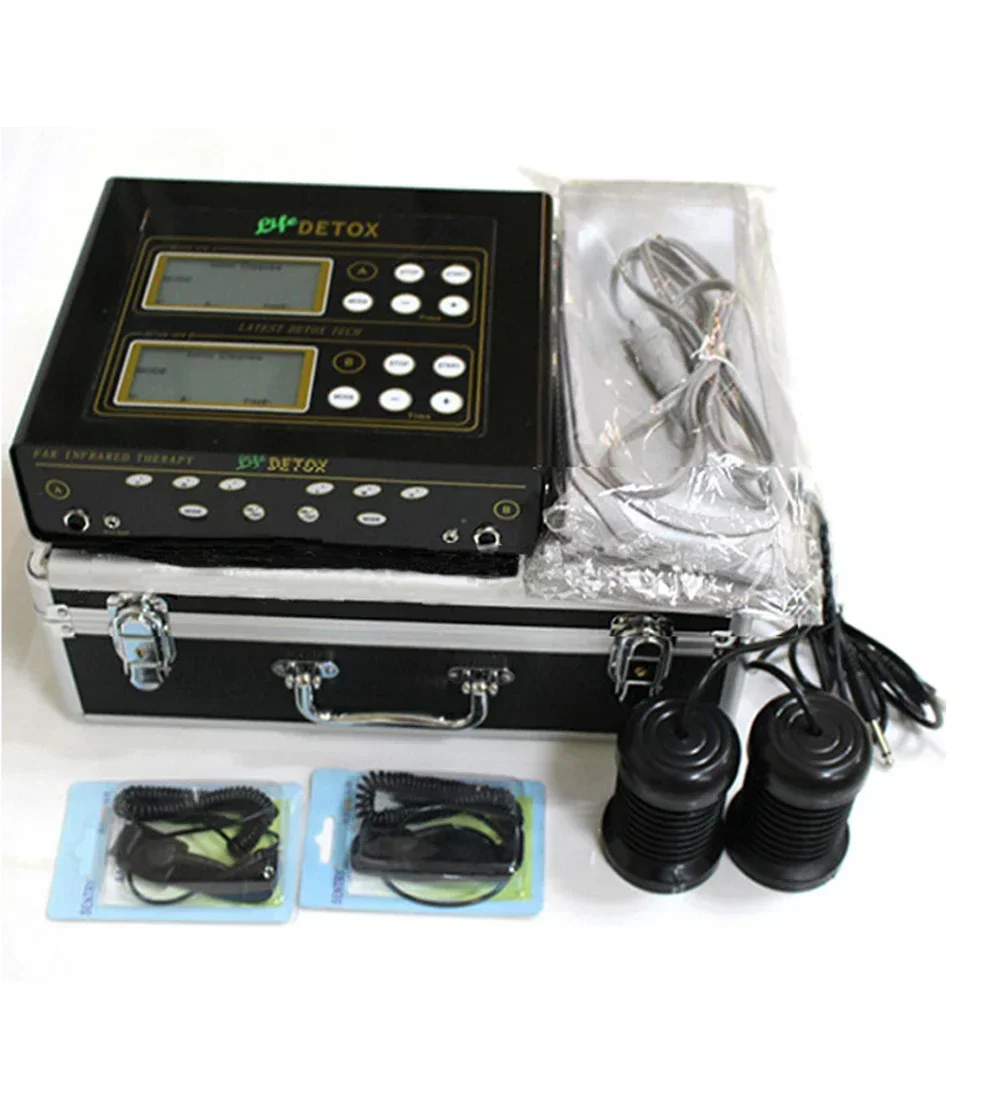 

Dual Ion Cell Foot Detox Cleansing Instrument Salon Personal Body Toxin Discharge Physical Health Care Equipment