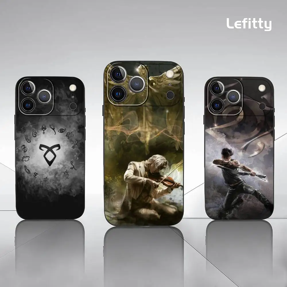 

Game S-Shadowhunter RuneS Phone Case For IPhone 17 16 15 14 13 12 11 Pro Max Plus Mini Black Frosted Soft Shell Funda