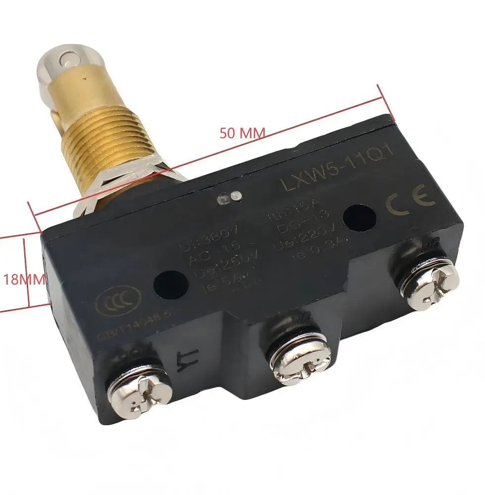 1PCS Limit Switch LXW5-11Q1,Micro Switch,1NO+1NC Panel Mount Roller Plunger Micro Limit Switches