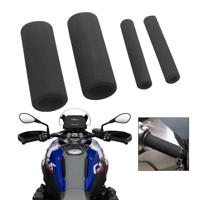 For BMW R1300GS Motorbike Anti Vibration Handle Bar Foam Comfort Slip Over Grips R 1300 GS R1300 GS GS1300 ADV 2023 2024