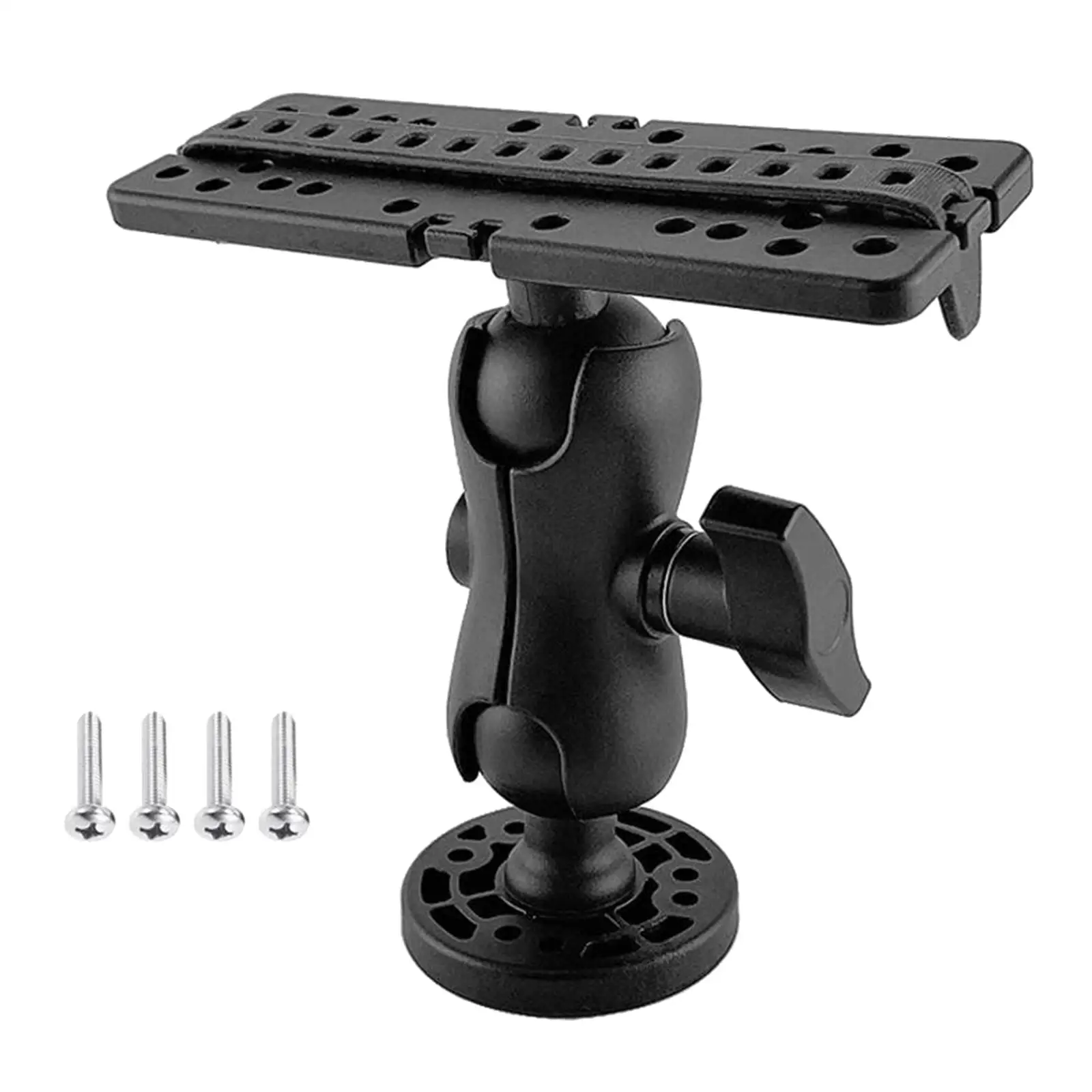 Nylon Silicone Fish Finder Mount Socket Arm for Kayak GPS Boat Electronic Sounder Depth Gauge Fitting