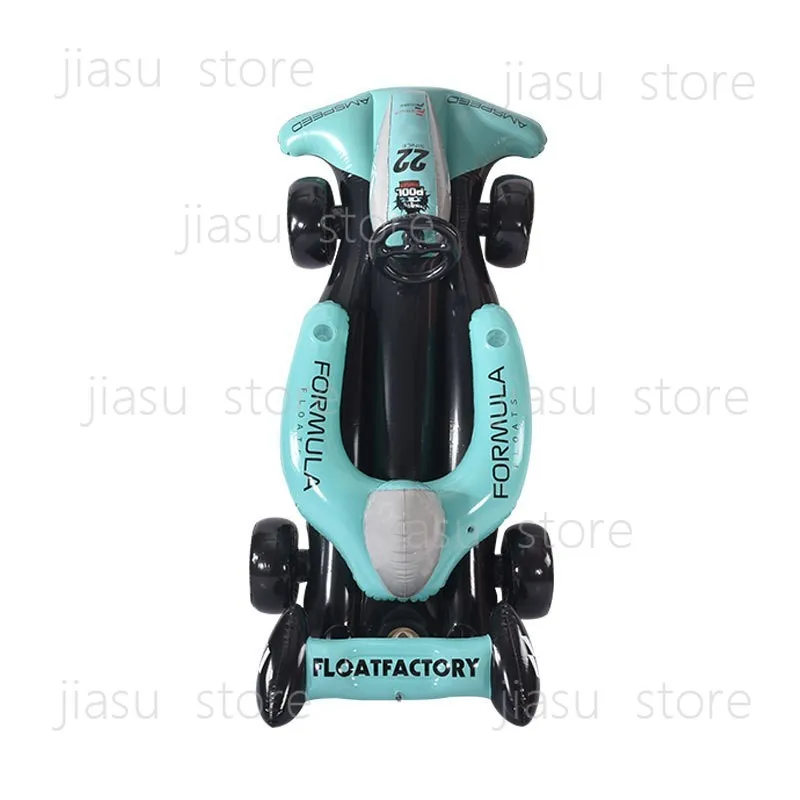 New spot inflatable racing car floating row advertising water model PVC inflatable F1 racing car floating row seat toy