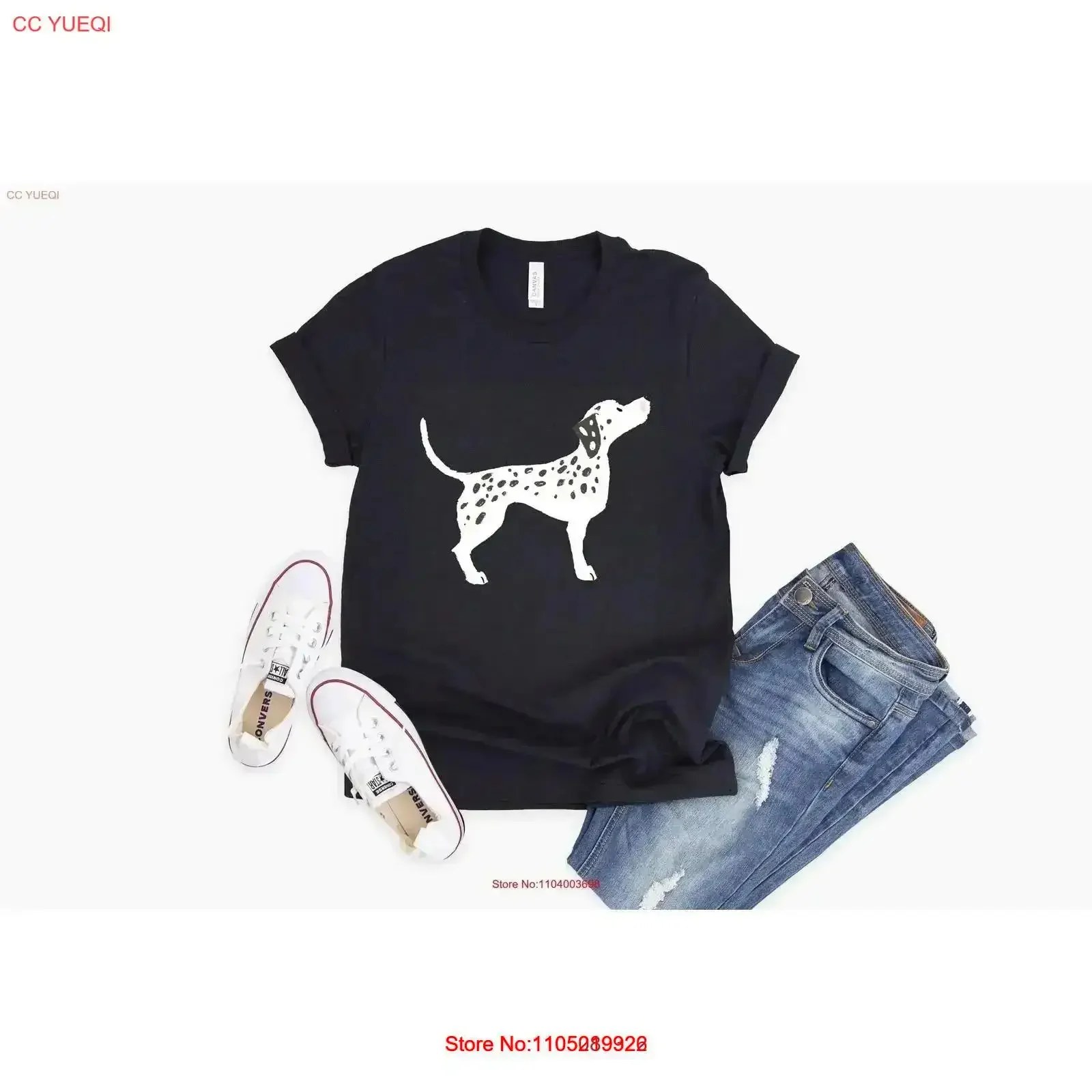 

Dalmation T Shirt Dog Lover Mom Vet Tech vintage Washed graphic Breathable Casual designer clothes Stylish homme vintage
