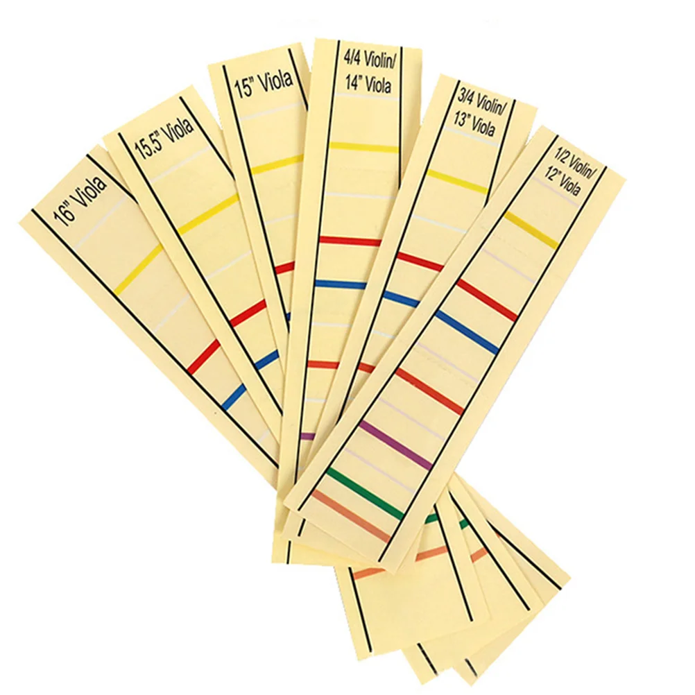 Fret Board Label Sticker The Tape Cello Finger Position Marker Fingerboard Yellow