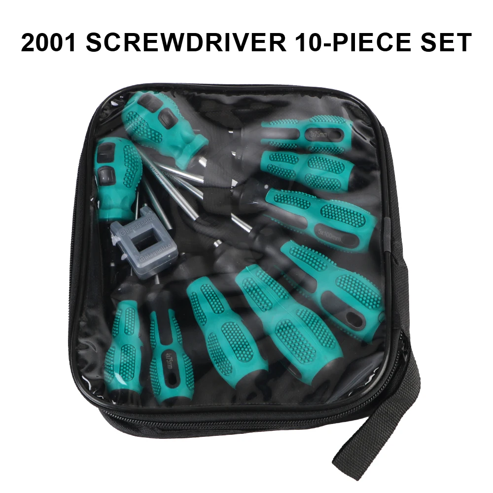 

Screwdriver cross flat screwdriver strong magnetic screwdriver Hardware screwdriver tool multifunctional combination set
