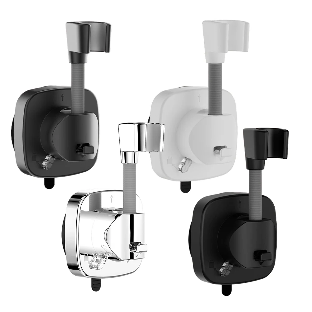 

Adjustable Shower Holder Rotatable Shower Holder 125*70mm Adjustable Shower Head Mount Non Slip Design 10kg Capacity