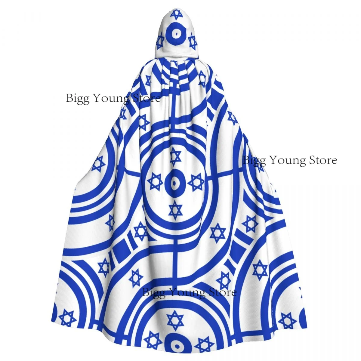 

Плащ для взрослых, накидка с капюшоном, флаг Израиля, средневековый костюм, ведьма, Викка, вампир, эльф, Пурим, карнавальная вечеринка