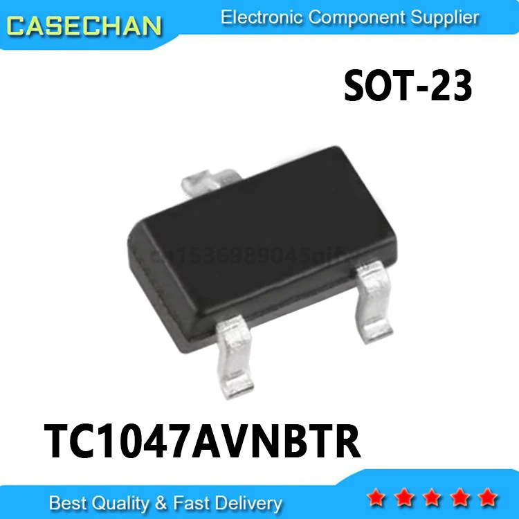 10pcs  TC1047AVNBTR TC1047AVNB TC1047  SOT-23