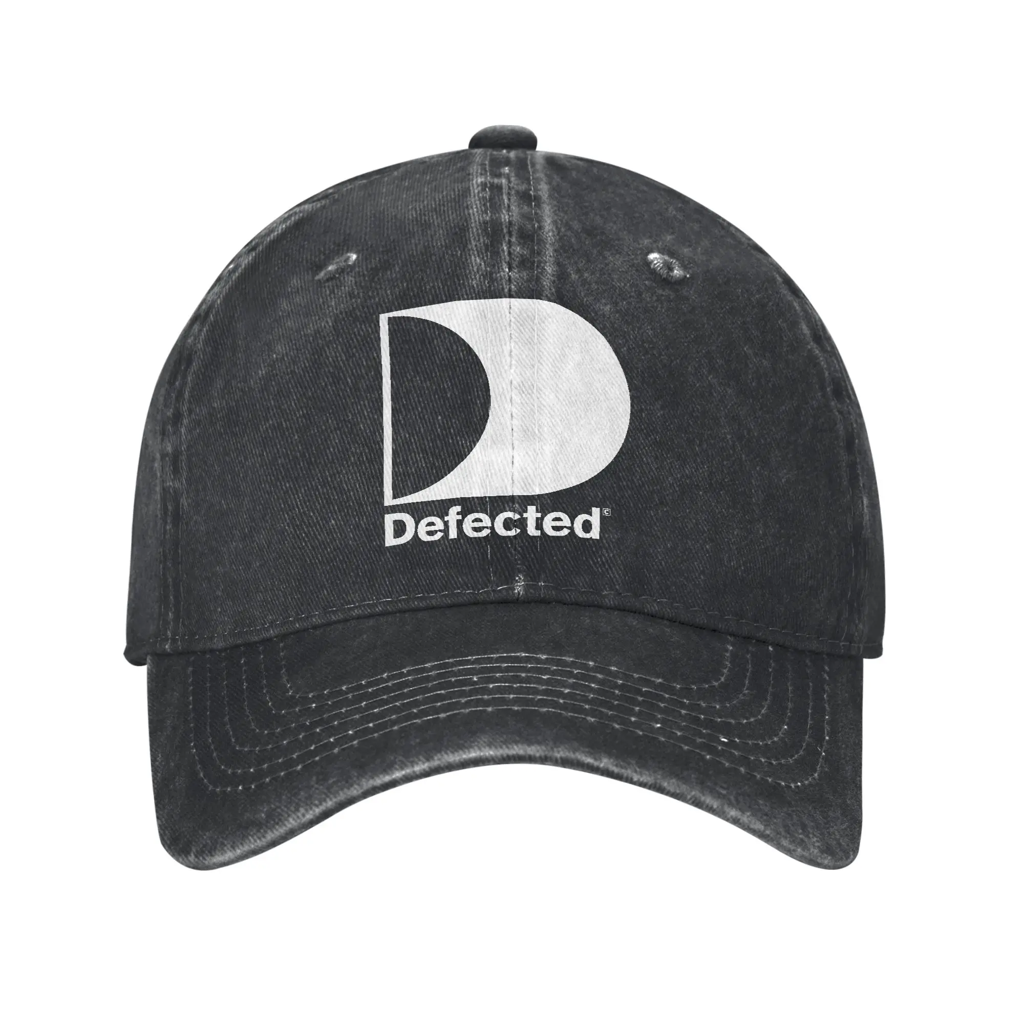Defected Records Rave Electronic Music Festival Fashion Baseball Cap  Stylish Men's Cap  Skate Park Men's Cap