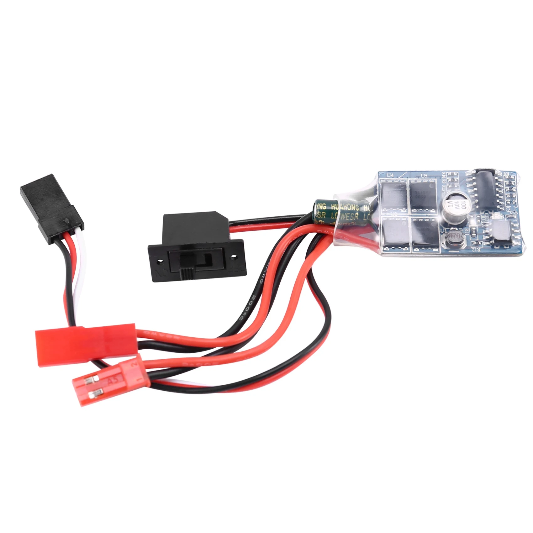 Rc Esc 10a Geborsteld Motor Snelheidsregelaar Voor Rc Auto Boot W/O Rem Zonder Rem