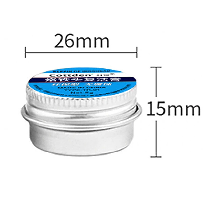 1개 전기 납땜 인두 팁 산화 제거 클리너 재생제 리프레셔 납땜 크림 논스틱 주석 수리 도구