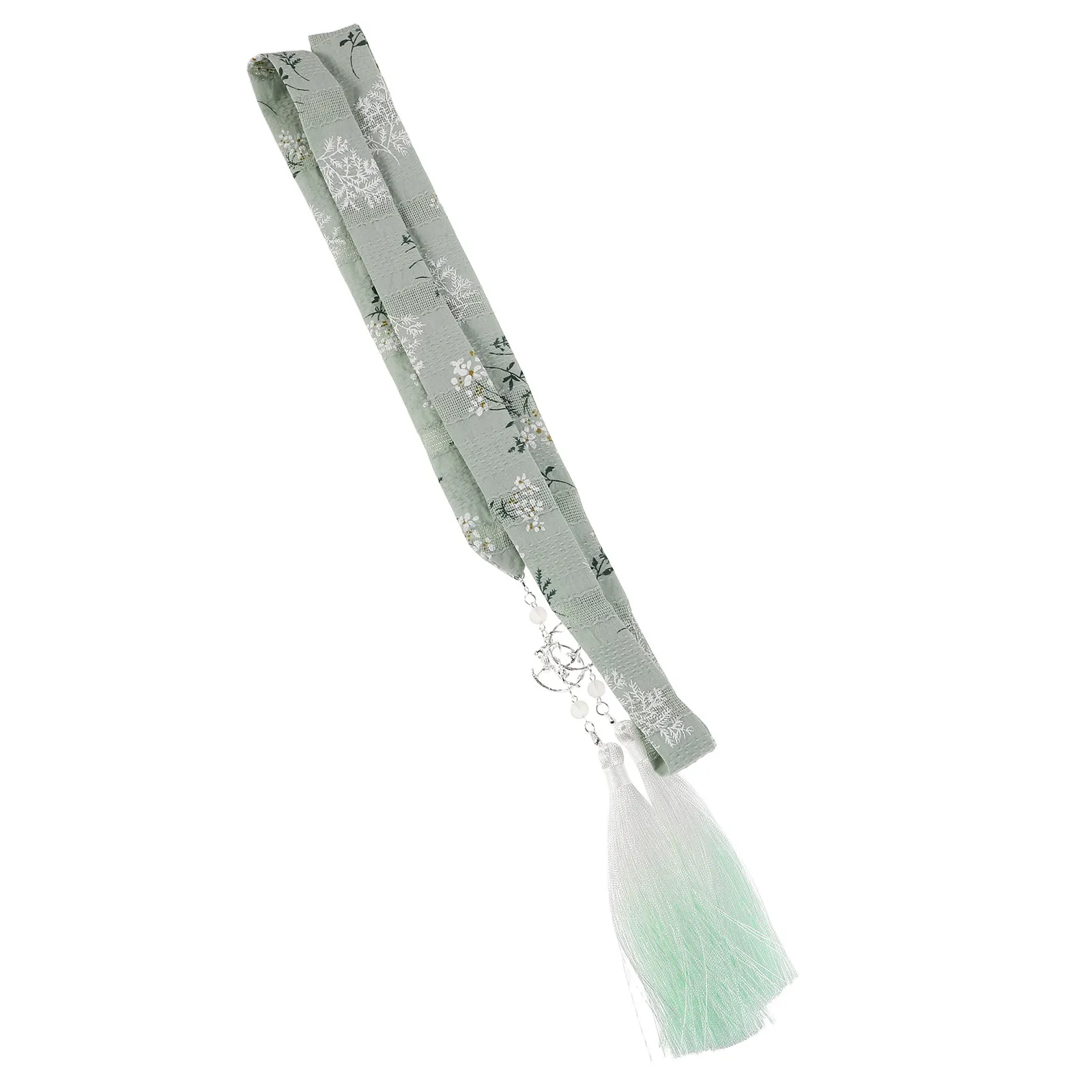 

Chinese Hanfu Hair Ribbon Elegant Gradient Design Tassel Hair Tie for Traditional Style Vintage Look Daily Use Cosplay