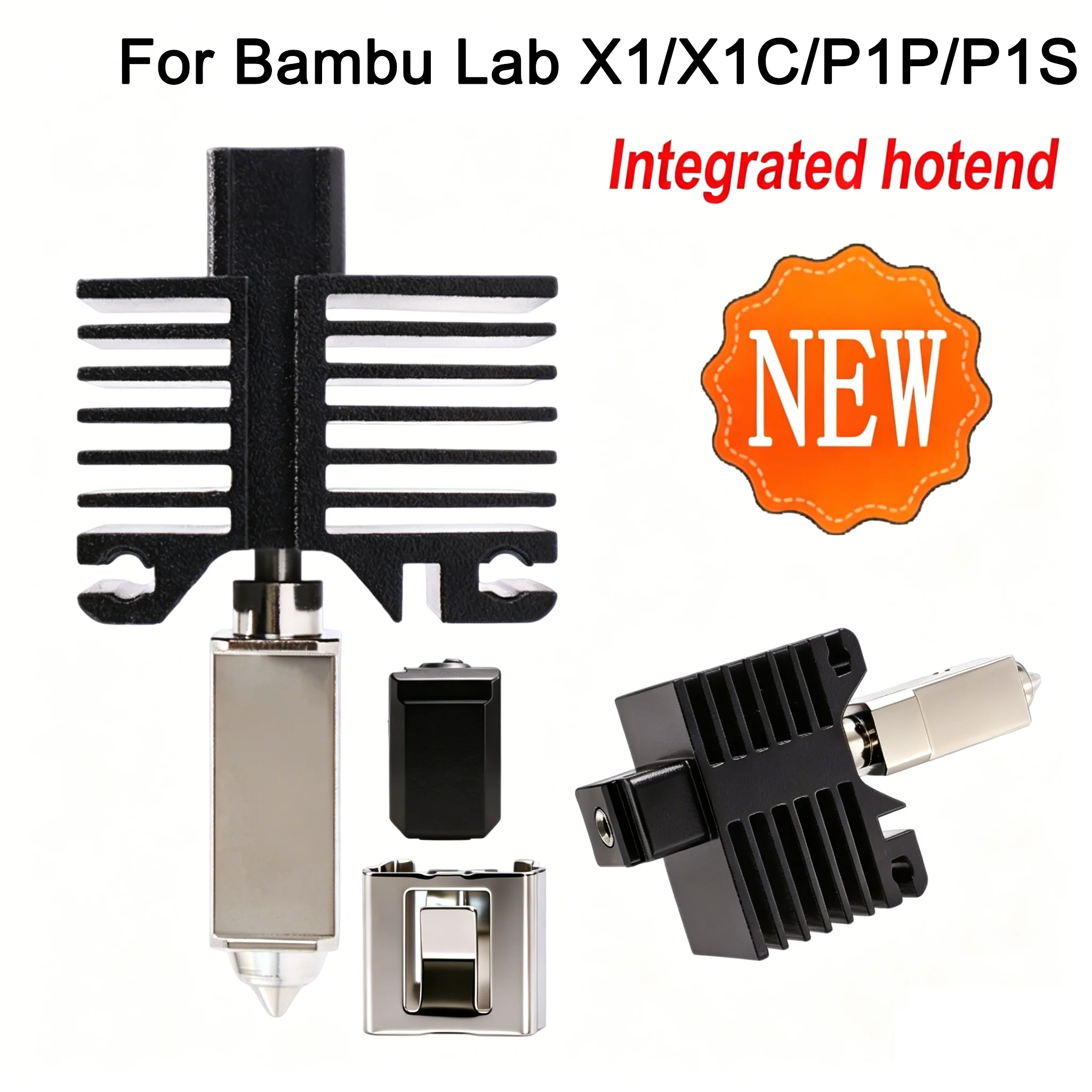 

Универсальный хотэнд для 3D-принтеров Bambu Lab X1, P1, X1C, P1P, P1S, комплект печатающей головки с нагревателем