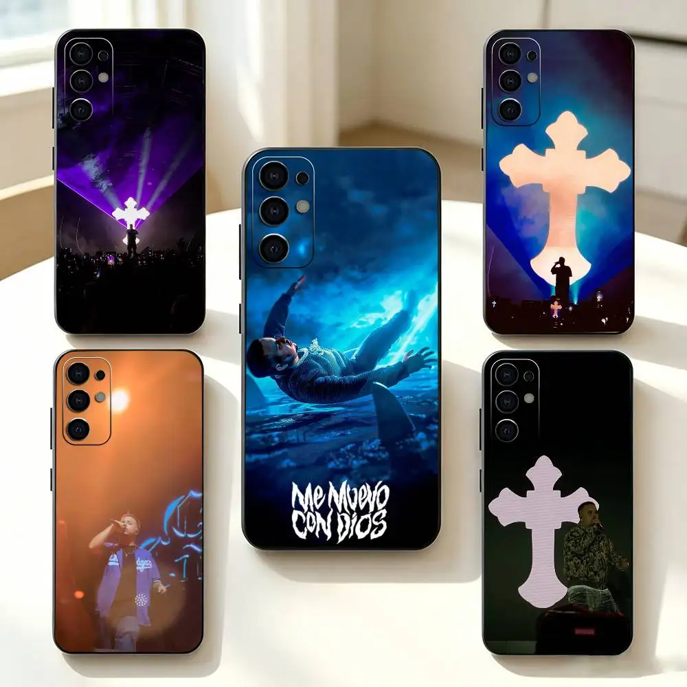 Cruz c-Cafune Me Muevo Con Dios   Phone Case For Samsung S25,S24,S21,S22,S23,S30,Ultra,S20,Plus,Fe,Soft Silicone Black Cover