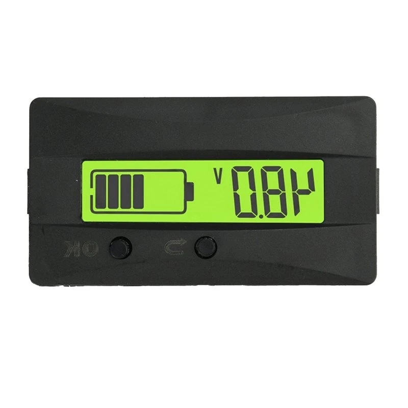 T21C Battery Level Indicator 9-120V For Acid Lithium Battery Voltage Capacity Meter LCD Digital Display For LIFEPO4 Batteries C