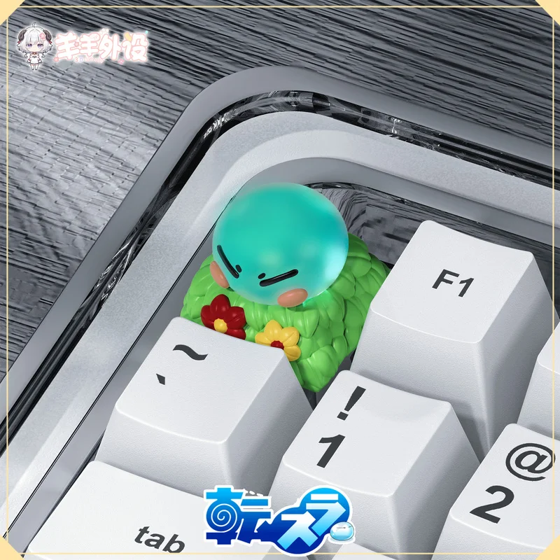 Klawisze Slime Przeżywają Reinkarnację Jako Slime Tematyczne Klawisze z Motywem Animacji Kreatywność z Żywicy Klawisze Anime Klawisze 3D do Klawiatury Mechanicznej